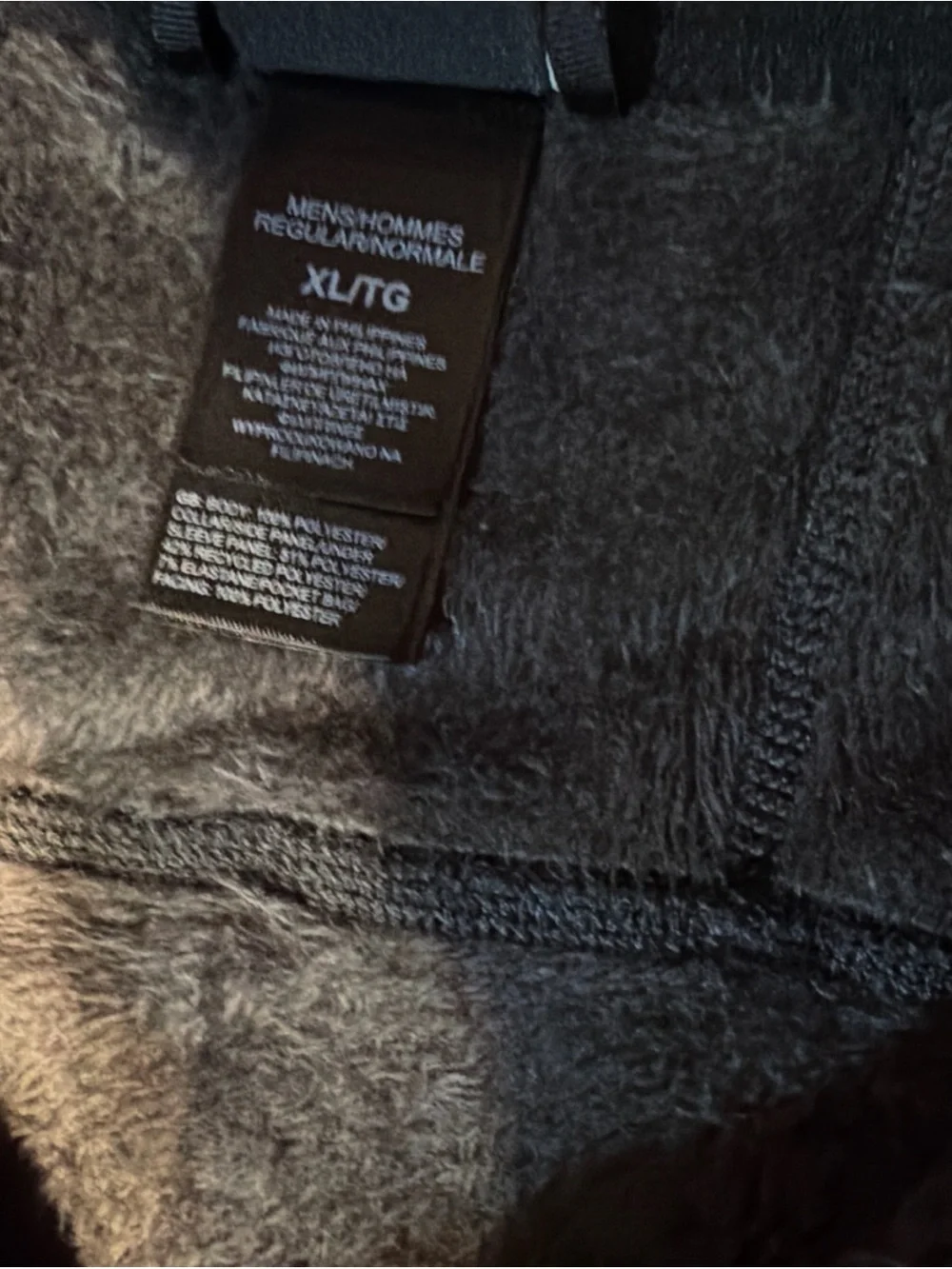 The North Face Black Zip-Up Fleece Jacket